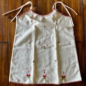 COPY - Hand Embroidered Girls’ Floral Camisole